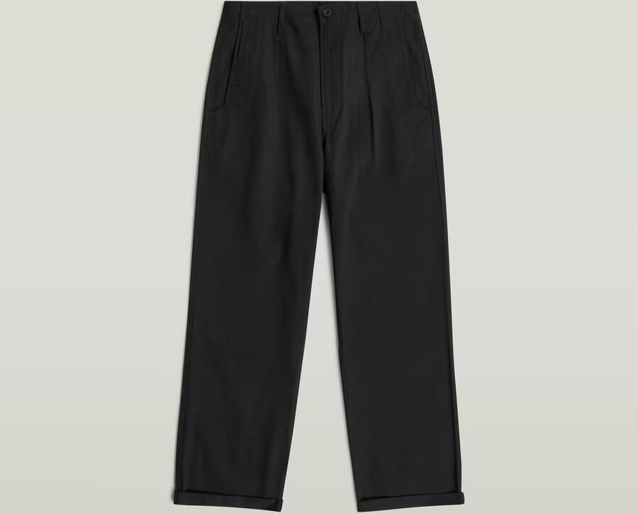 G-Star RAW Pleated Chino Relaxed Straight Zwart Heren - Foto 4