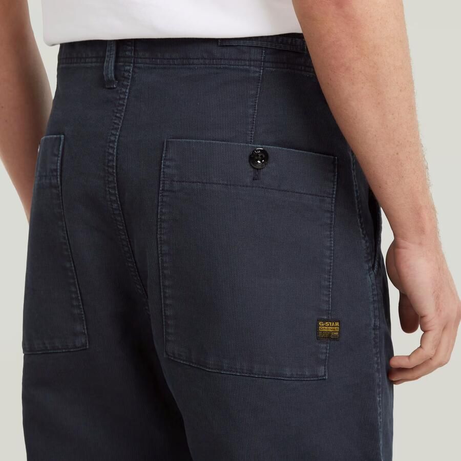 G-Star RAW Pleated Chino Relaxed Tapered Donkerblauw Heren - Foto 2