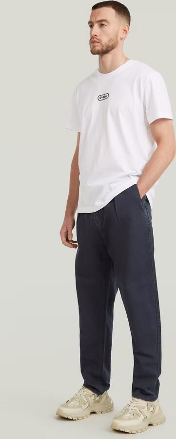 G-Star RAW Pleated Chino Relaxed Tapered Donkerblauw Heren - Foto 5