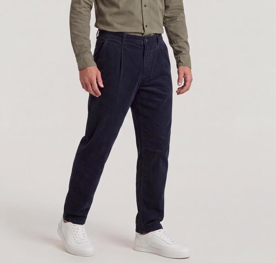 G-Star RAW Pleated Chino Relaxed Tapered Donkerblauw Heren - Foto 5
