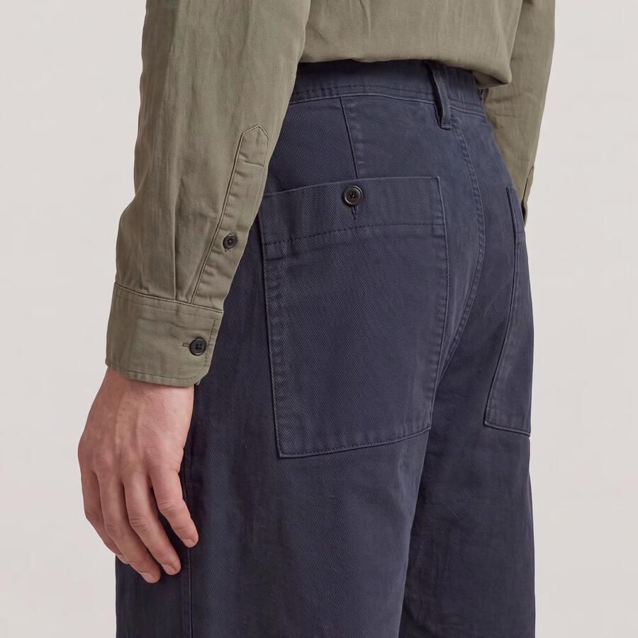 G-Star RAW Pleated Chino Relaxed Tapered Donkerblauw Heren - Foto 3