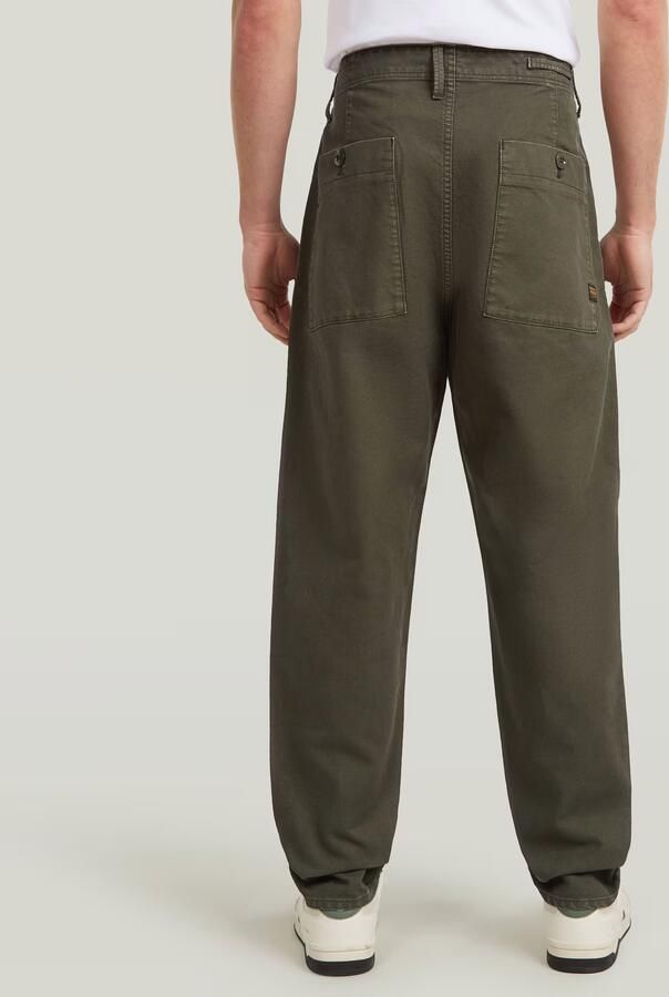 G-Star RAW Pleated Chino Relaxed Tapered Grijs Heren - Foto 5