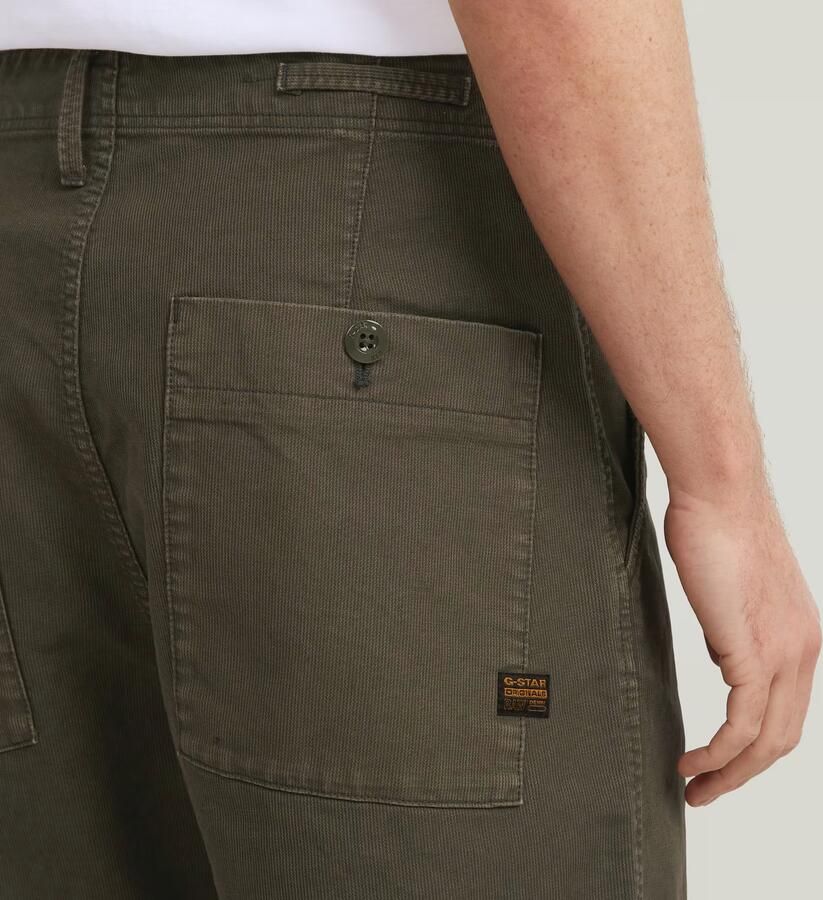 G-Star RAW Pleated Chino Relaxed Tapered Grijs Heren - Foto 3