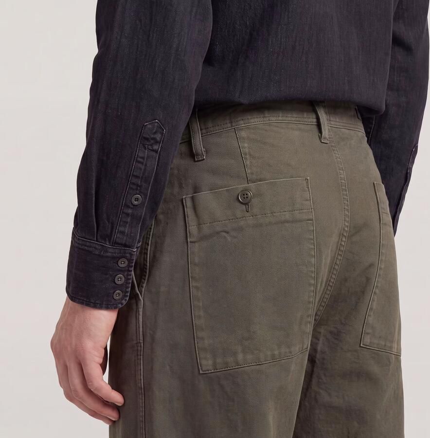 G-Star RAW Pleated Chino Relaxed Tapered Grijs Heren - Foto 3