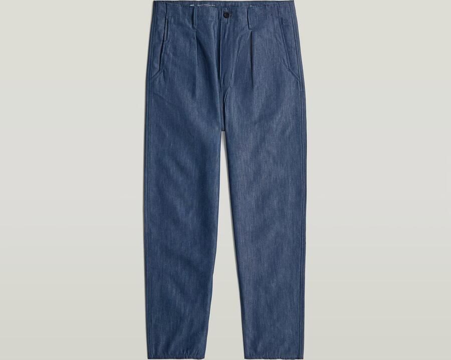 G-Star RAW Pleated Chino Relaxed Tapered Jeans Donkerblauw Heren - Foto 3