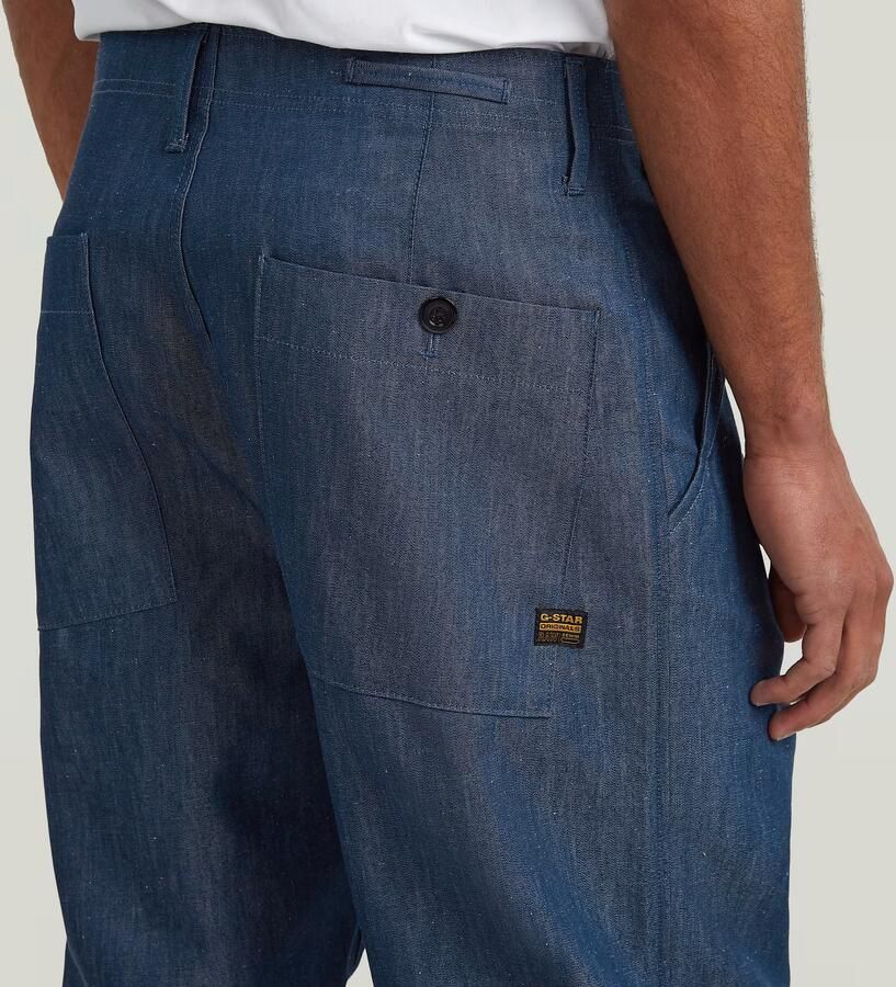 G-Star RAW Pleated Chino Relaxed Tapered Jeans Donkerblauw Heren - Foto 2