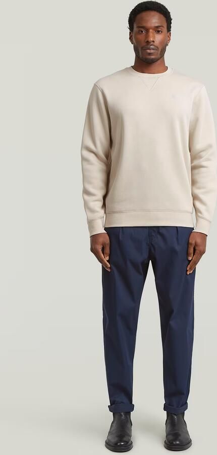G-Star RAW Pleated Chino Relaxed Tapered Jeans Donkerblauw Heren - Foto 9