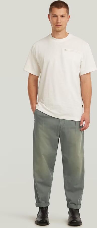 G-Star RAW Pleated Chino Relaxed Tapered Jeans Groen Heren - Foto 6