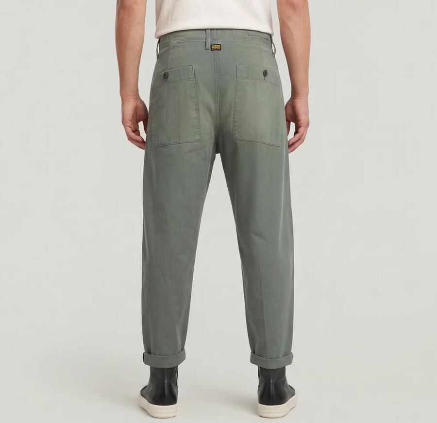 G-Star Raw Broek D24543-E514 PLEATED CHINO-J110 SUN FADED ORPHUS - Foto 4