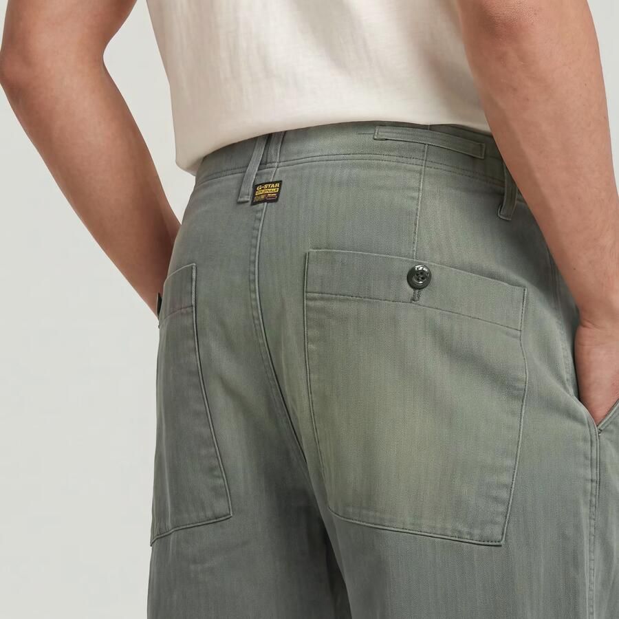 G-Star Raw Broek D24543-E514 PLEATED CHINO-J110 SUN FADED ORPHUS - Foto 3