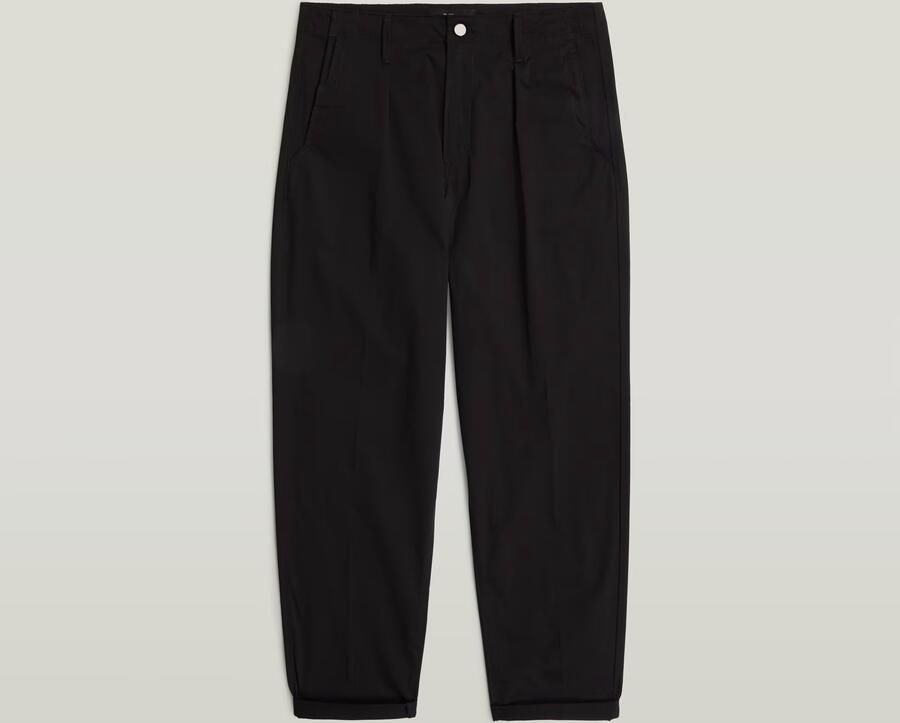 G-Star RAW Pleated Chino Relaxed Tapered Jeans Zwart Heren - Foto 4