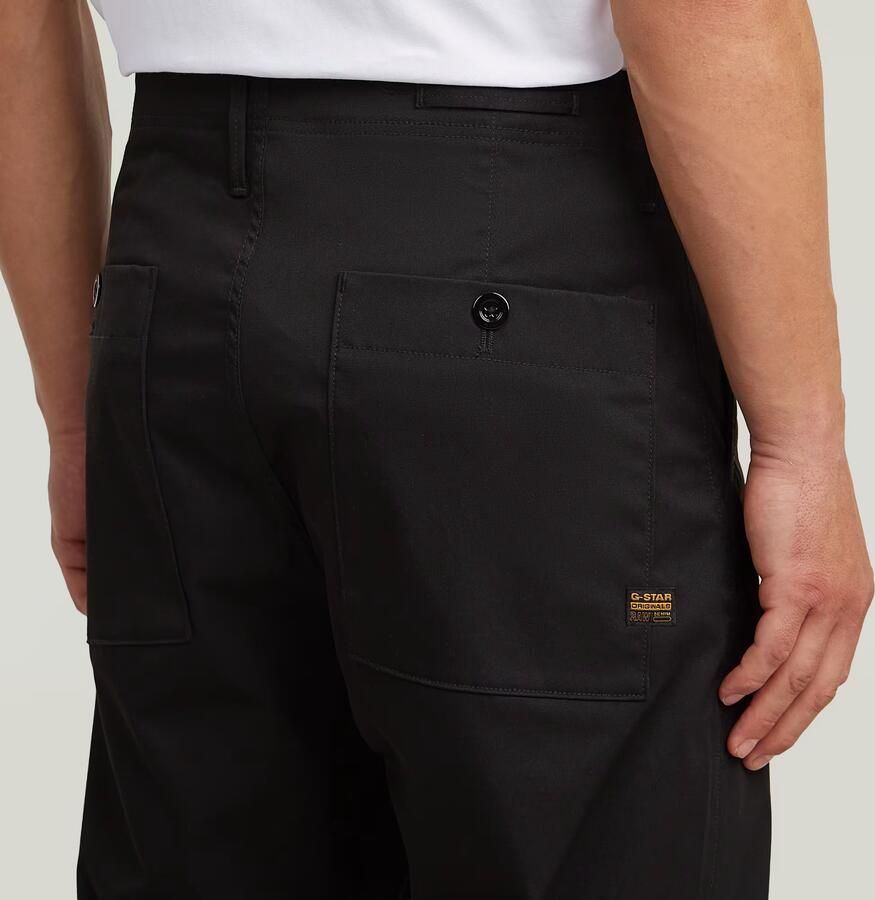 G-Star RAW Pleated Chino Relaxed Tapered Jeans Zwart Heren - Foto 3