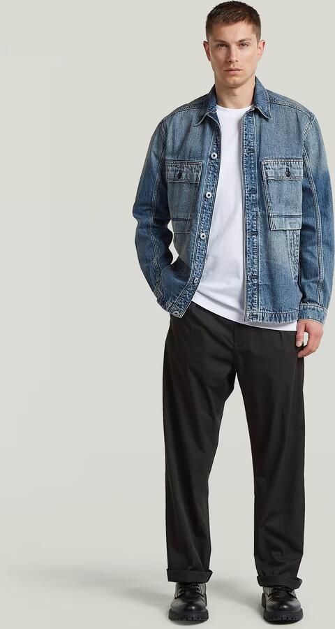 G-Star RAW Pleated Chino Relaxed Zwart Heren - Foto 5
