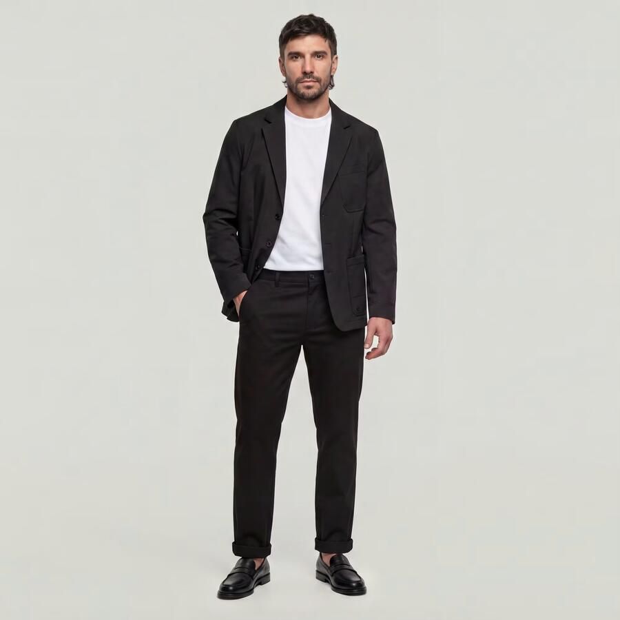 G-Star RAW Pleated Chino Relaxed Zwart Heren - Foto 3