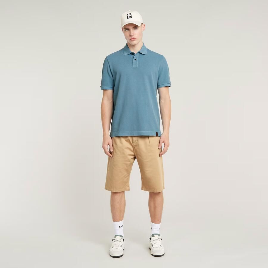 G-Star RAW Pleated Chino Short Bruin Heren