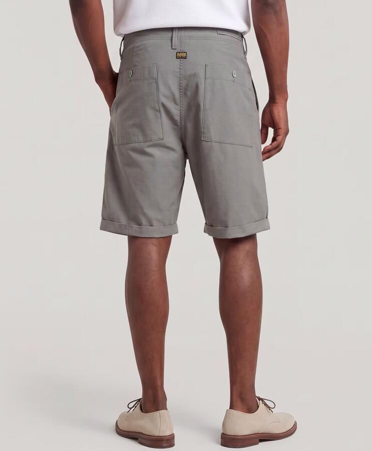 G-Star RAW Pleated Chino Short Groen Heren - Foto 6