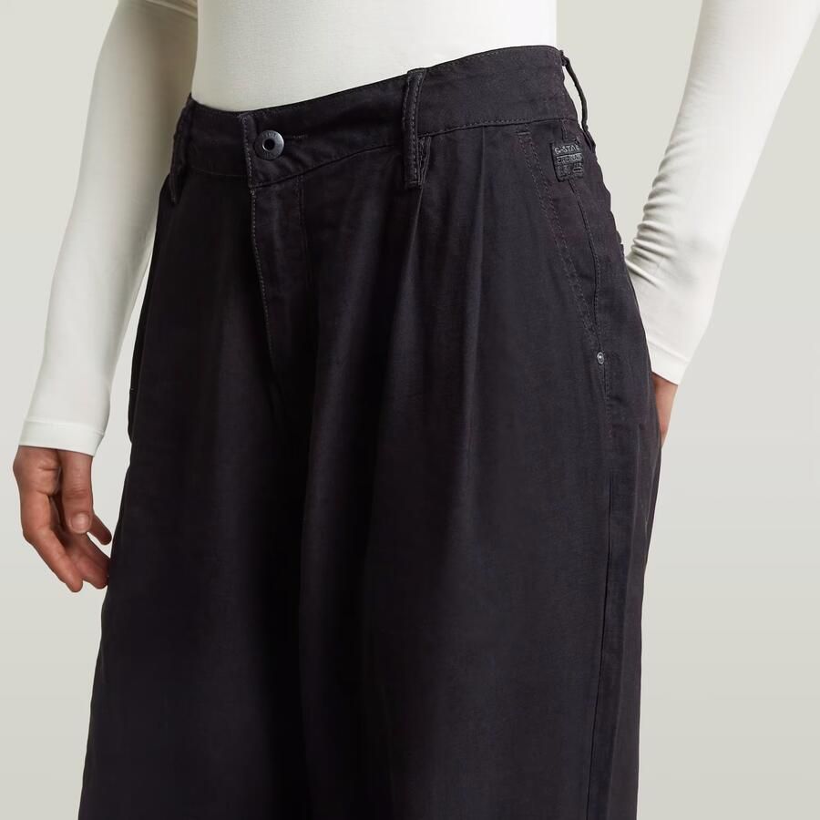 G-Star RAW Pleated Chino Zwart Dames - Foto 2
