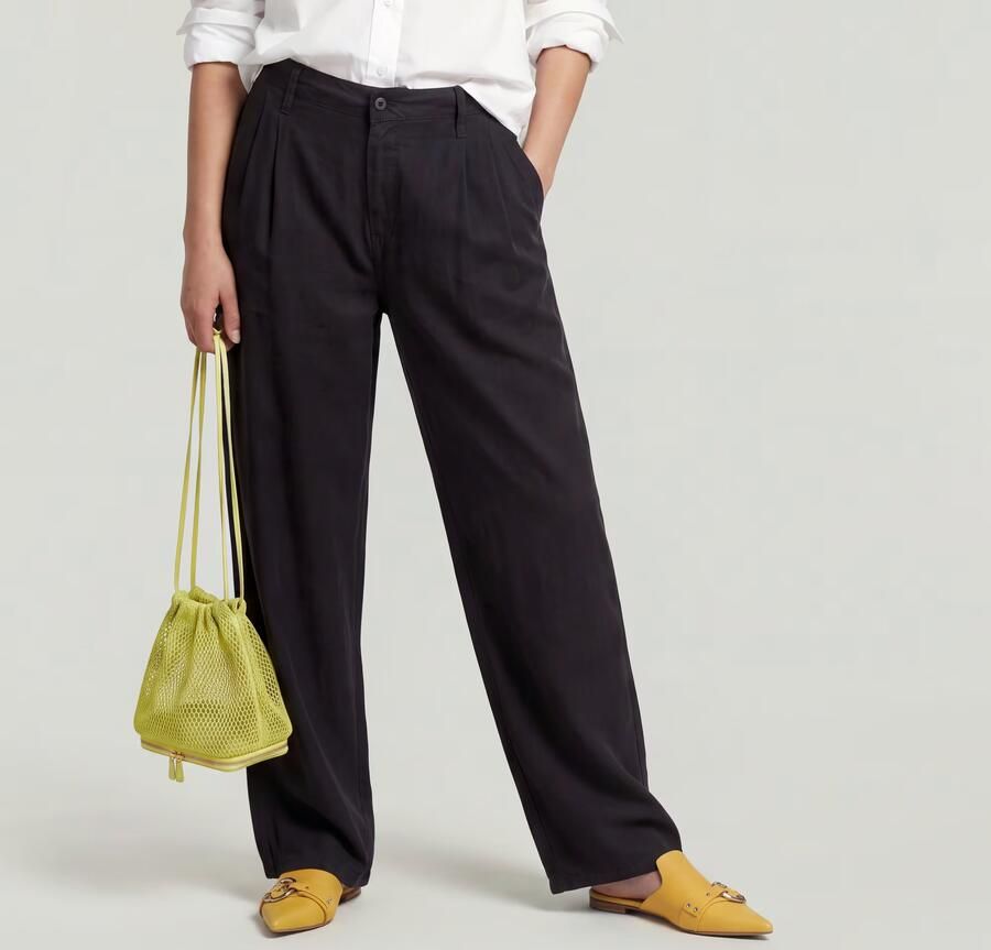 G-Star RAW Pleated Chino Zwart Dames - Foto 5