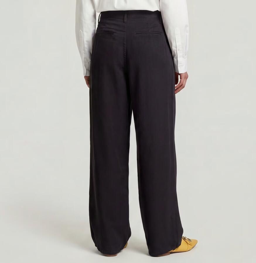 G-Star RAW Pleated Chino Zwart Dames - Foto 4