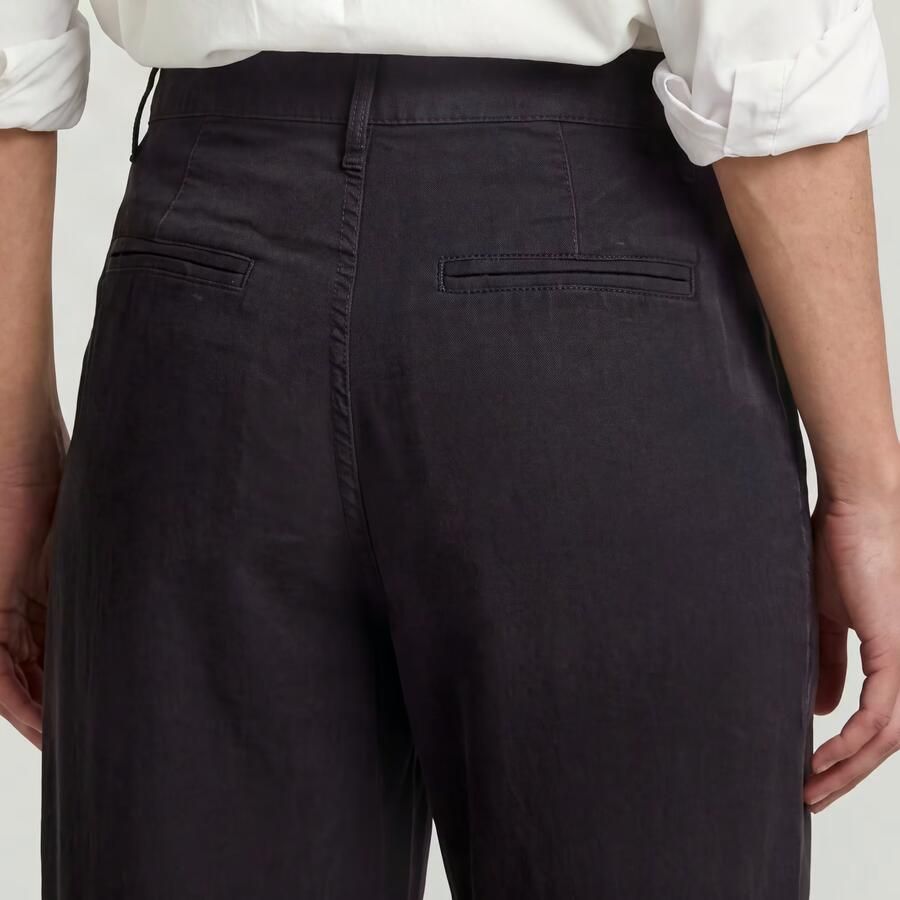 G-Star RAW Pleated Chino Zwart Dames - Foto 3