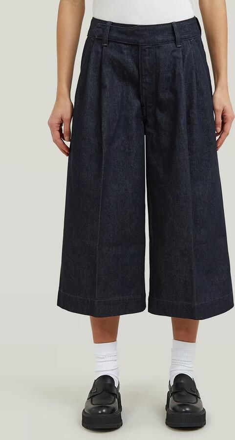 G-Star RAW Pleated Culotte Neo Raw Jeans Donkerblauw Dames