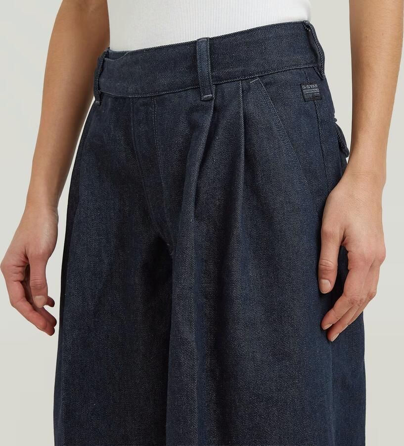 G-Star RAW Pleated Culotte Neo Raw Jeans Donkerblauw Dames - Foto 3