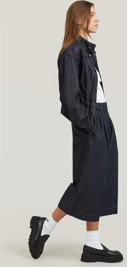 G-Star RAW Pleated Culotte Neo Raw Jeans Donkerblauw Dames - Foto 6