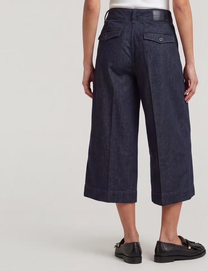 G-Star RAW Pleated Culotte Neo Raw Jeans Donkerblauw Dames - Foto 5