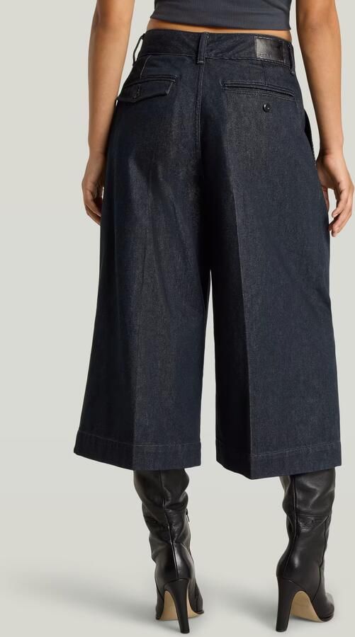 G-Star RAW Pleated Culotte Neo Raw Jeans Donkerblauw Dames - Foto 7