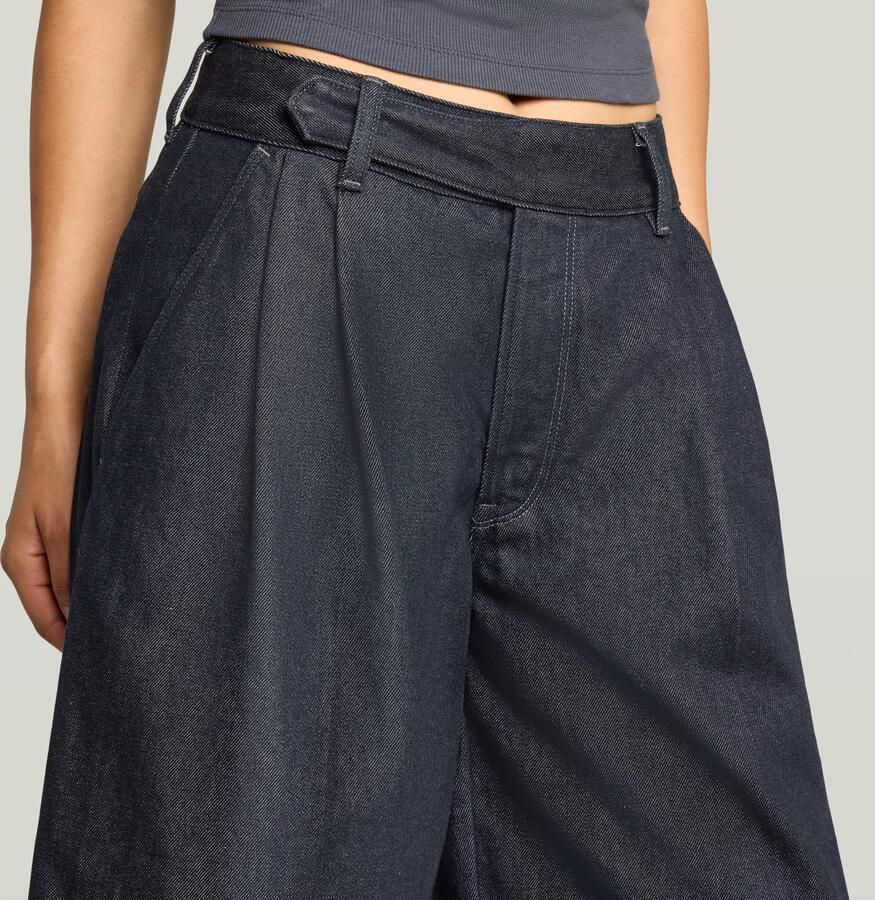 G-Star RAW Pleated Culotte Neo Raw Jeans Donkerblauw Dames - Foto 4