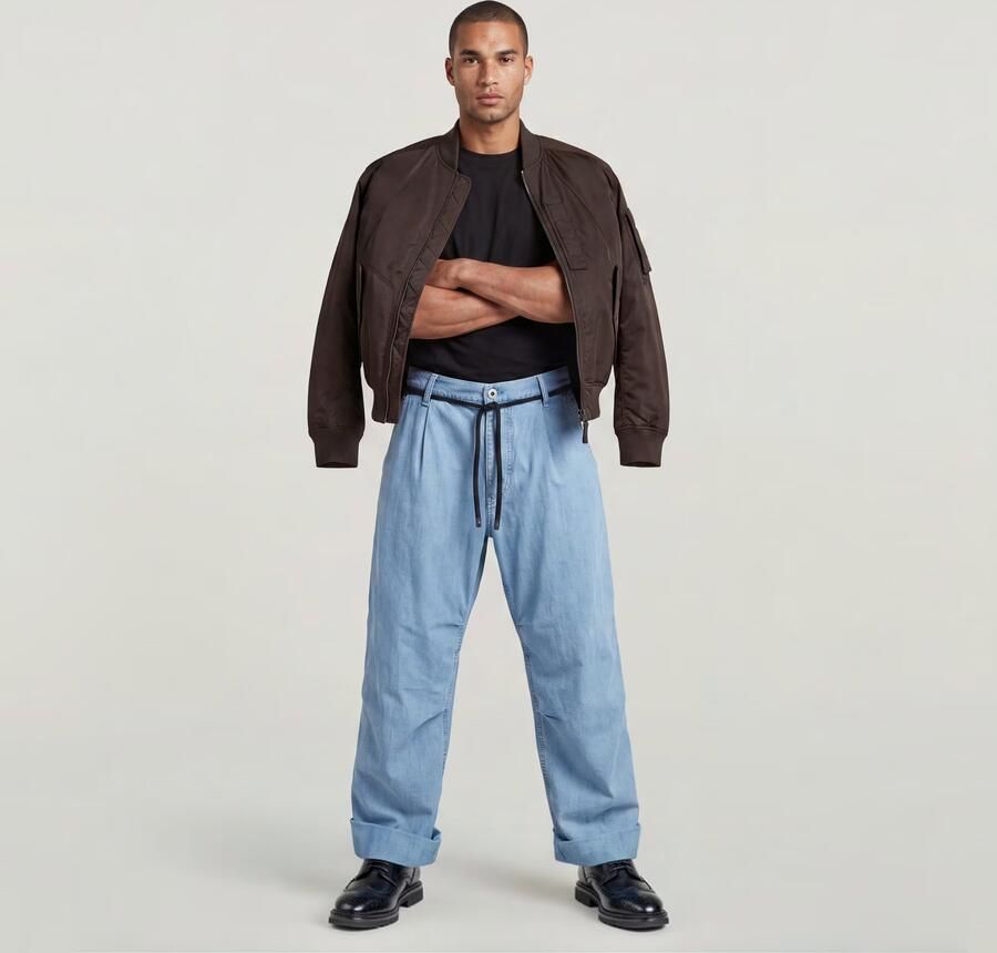 G-Star RAW Pleated Denim Jeans Lichtblauw Heren - Foto 6