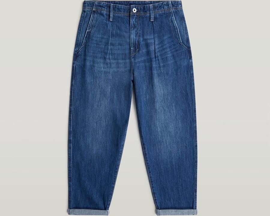 G-Star RAW Pleated Denim Relaxed Tapered Chino Donkerblauw Heren - Foto 4
