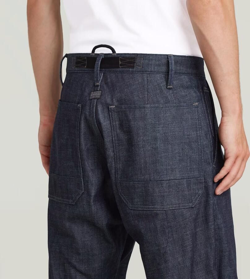 G-Star RAW Pleated Denim Selvedge Pant 2.0 Donkerblauw Heren - Foto 4