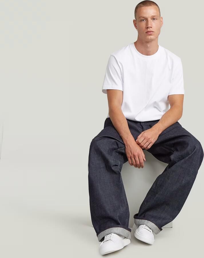 G-Star RAW Pleated Denim Selvedge Pant 2.0 Donkerblauw Heren - Foto 6