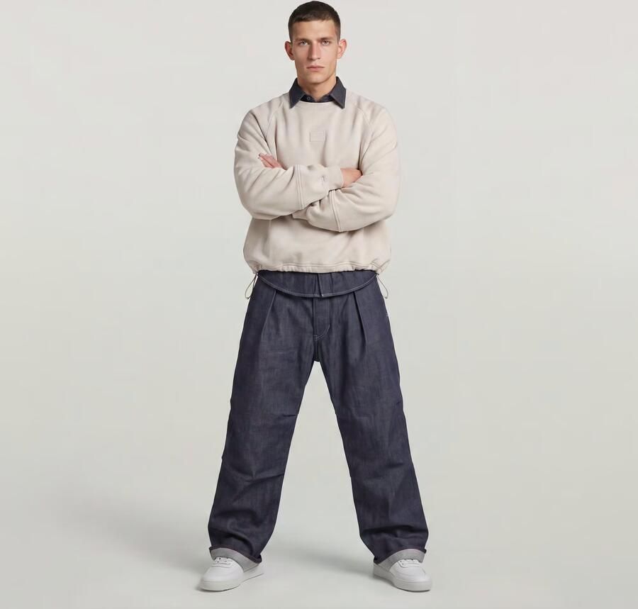 G-Star RAW Pleated Denim Selvedge Pant 2.0 Donkerblauw Heren - Foto 6