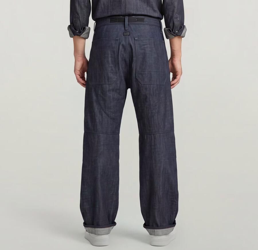 G-Star RAW Pleated Denim Selvedge Pant 2.0 Donkerblauw Heren - Foto 5