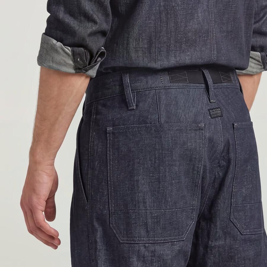 G-Star RAW Pleated Denim Selvedge Pant 2.0 Donkerblauw Heren - Foto 4