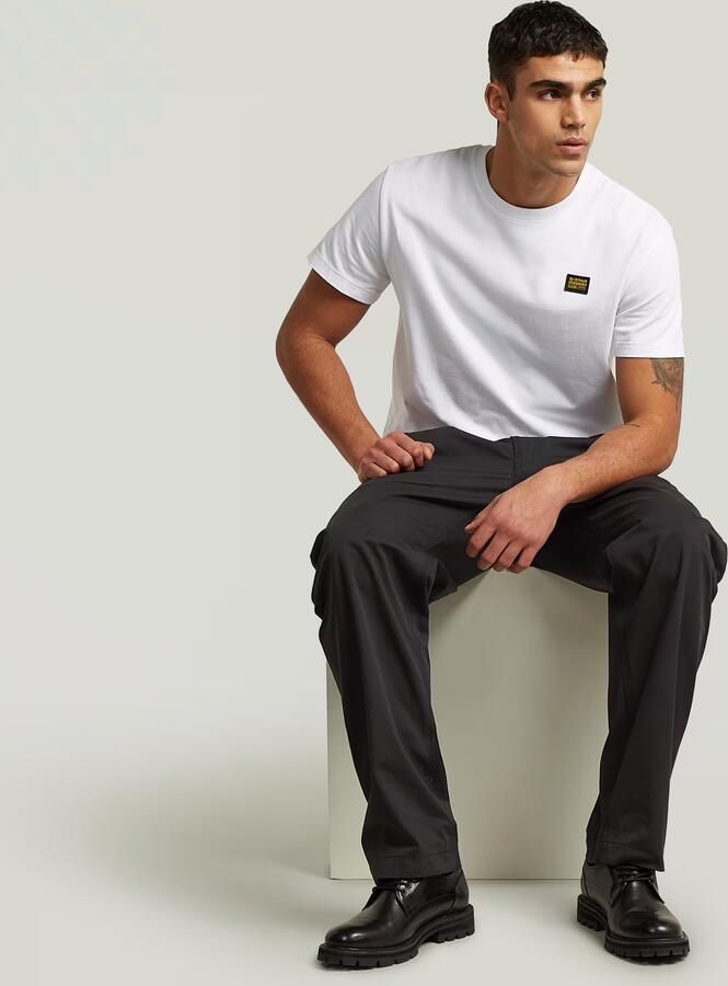 G-Star RAW Pleated Loose Tapered Chino Zwart Heren - Foto 4