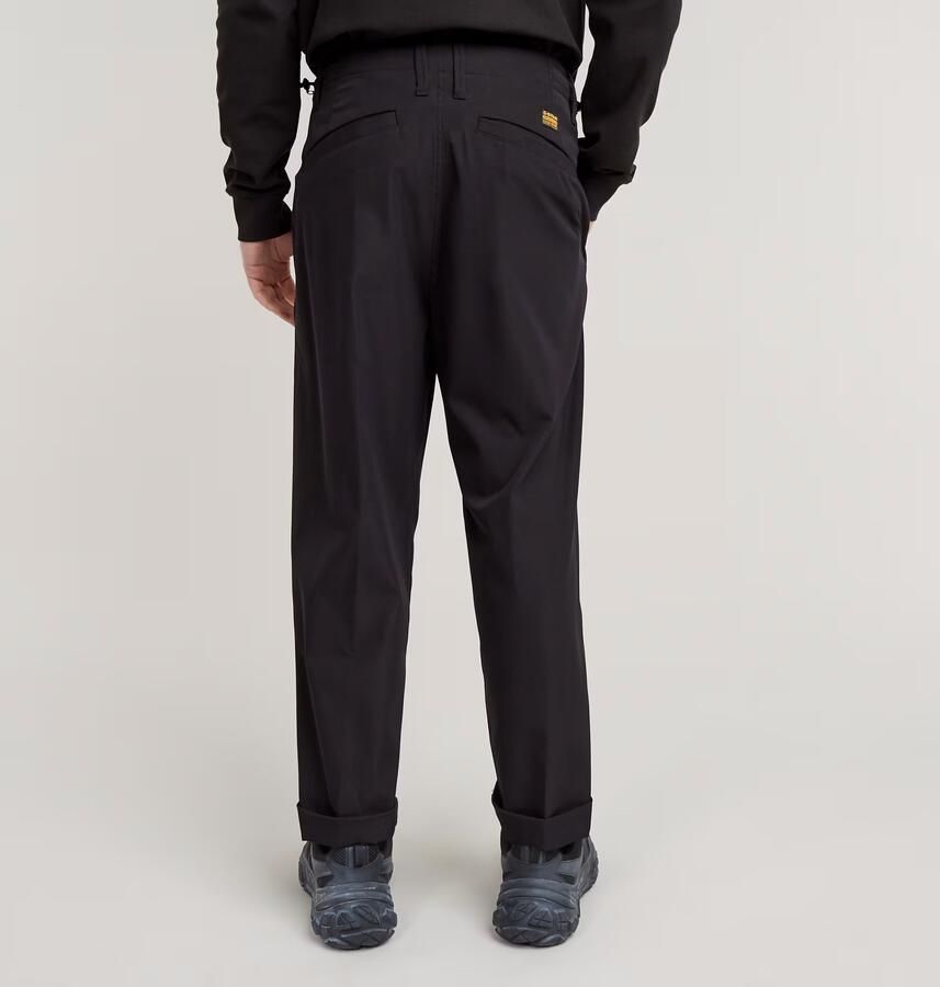 G-Star RAW Pleated Tech Chino Relaxed Zwart Heren - Foto 5