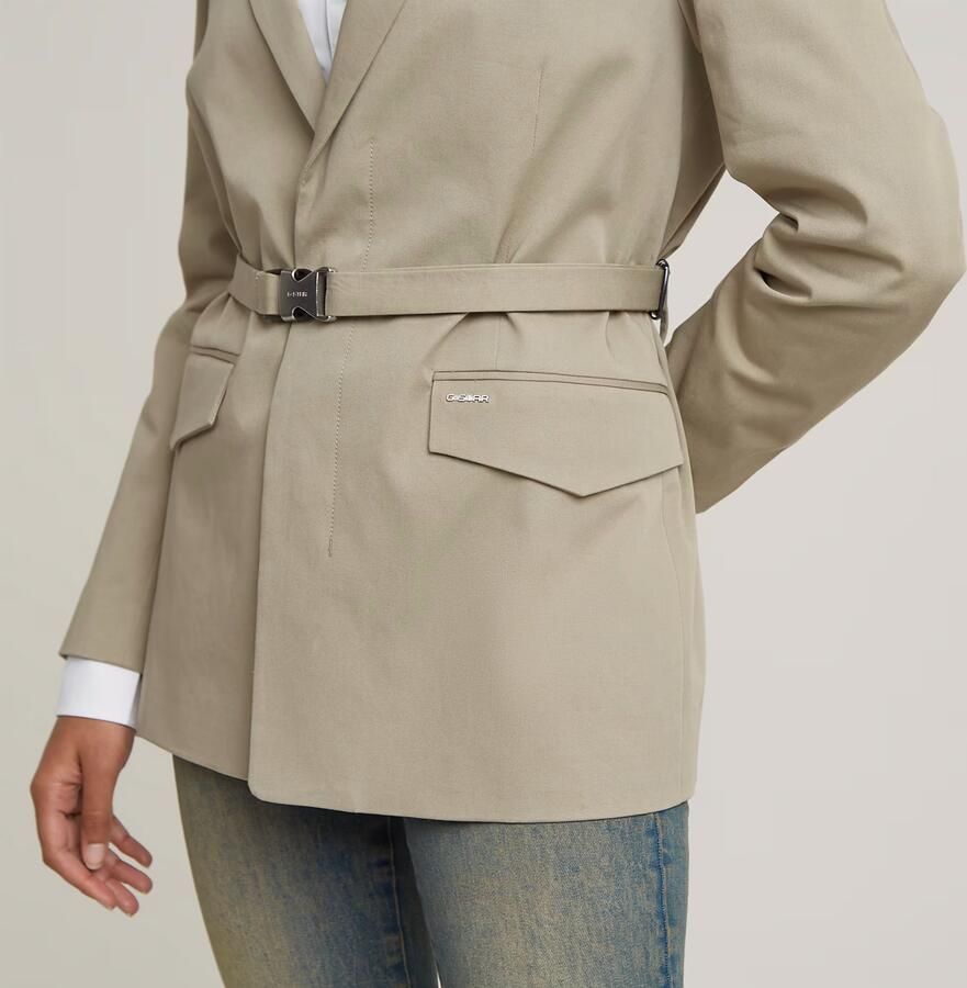 G-Star RAW Pocket Blazer Beige Dames - Foto 5