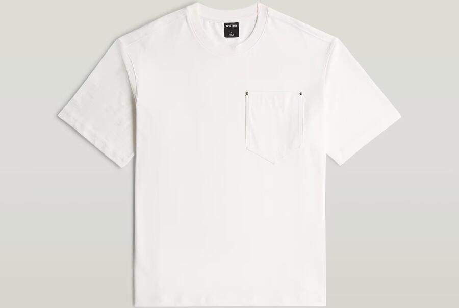 G-Star RAW Pocket Loose T-Shirt Wit Heren - Foto 4