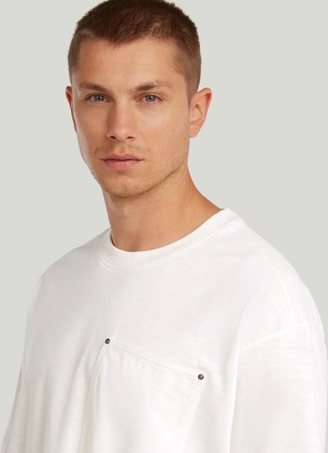 G-Star RAW Pocket Loose T-Shirt Wit Heren - Foto 3