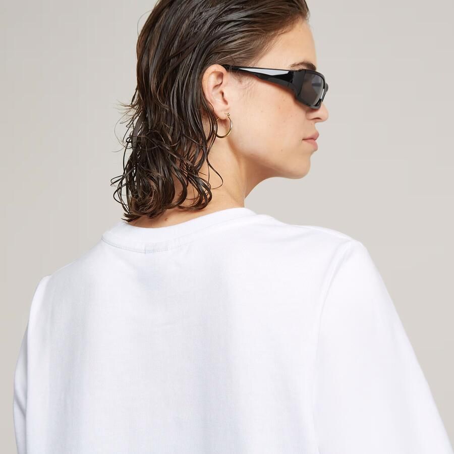 G-Star RAW Pocket Top Wit Dames - Foto 4