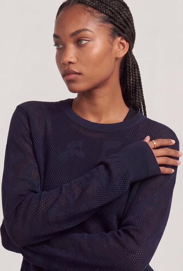 G-Star RAW Pointelle Gebreide Pullover Donkerblauw Dames - Foto 4