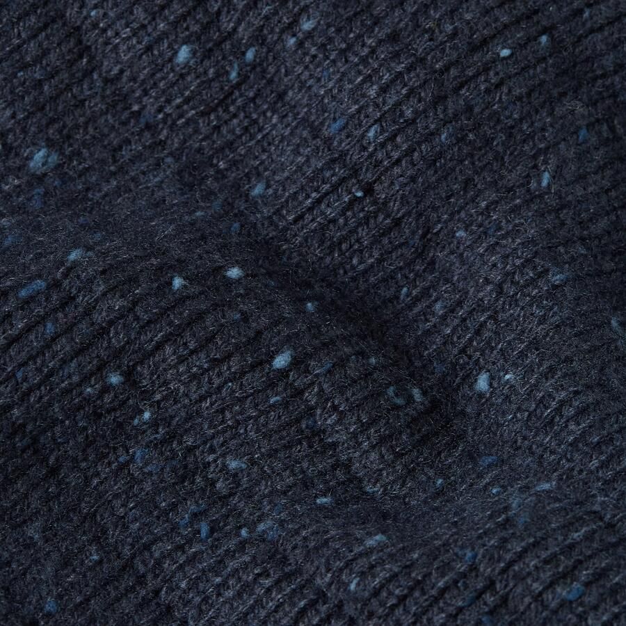 G-Star RAW Polo Collar Full Zip Gebreide Trui Donkerblauw Heren - Foto 2