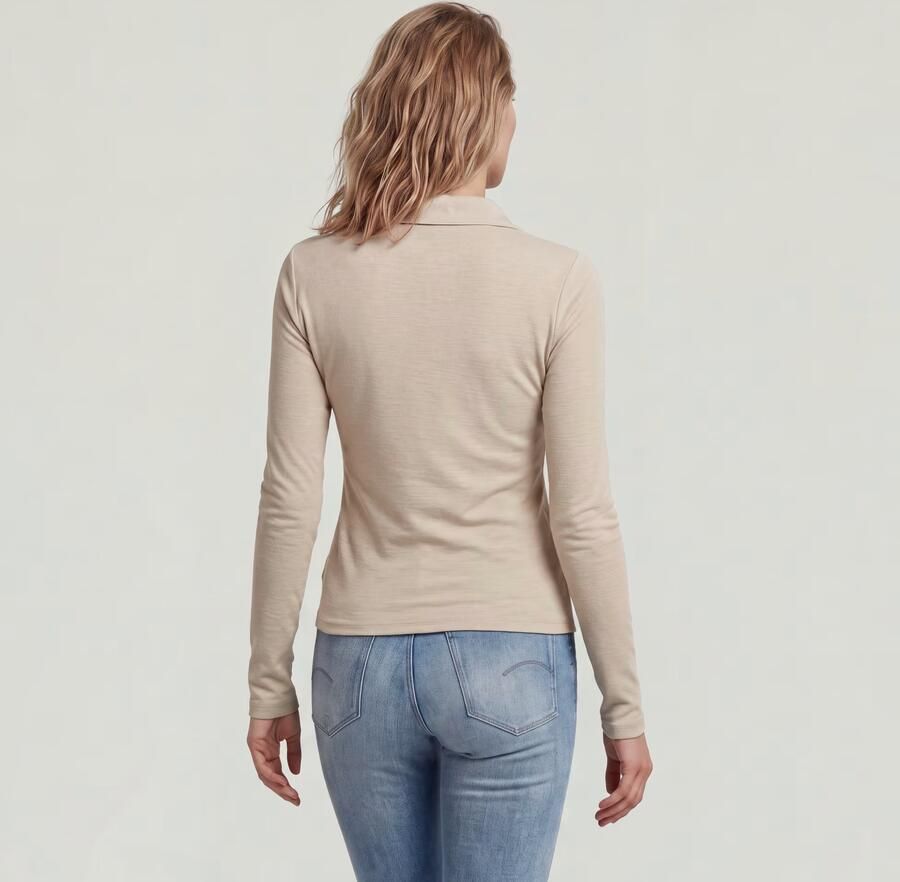 G-Star Raw Gebreide pullover met resortkraag - Foto 6
