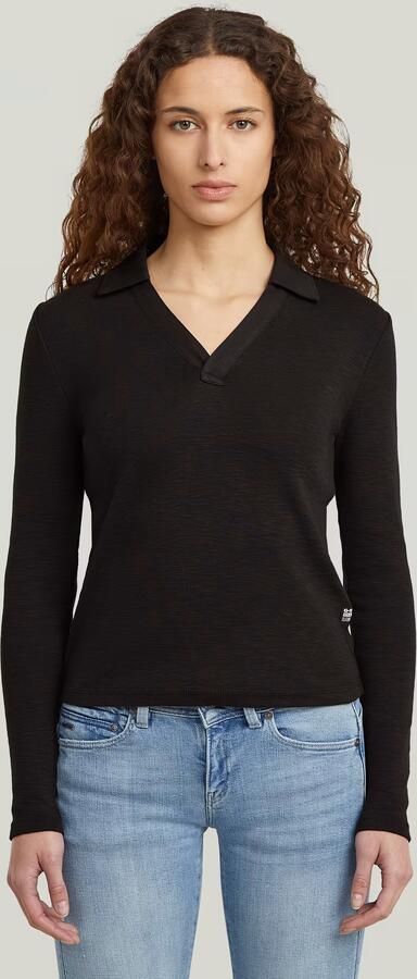 G-Star Raw Gebreide pullover met resortkraag - Foto 6