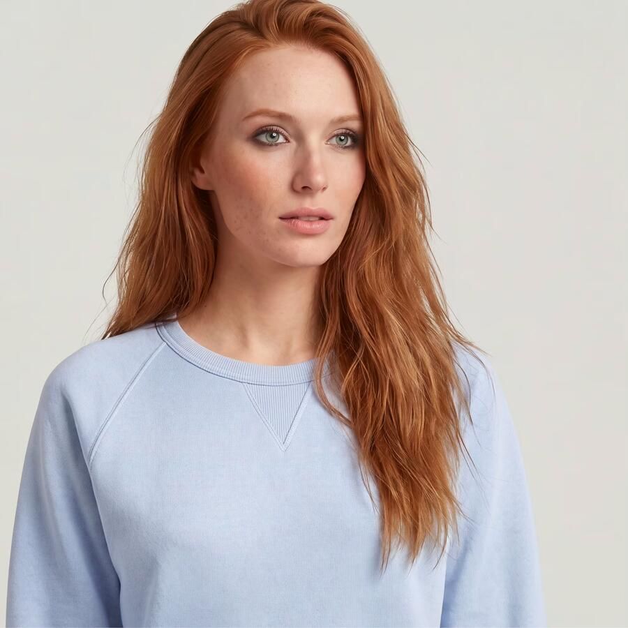 G-Star RAW Premium Core 2.0 Sweater Lichtblauw Dames - Foto 6