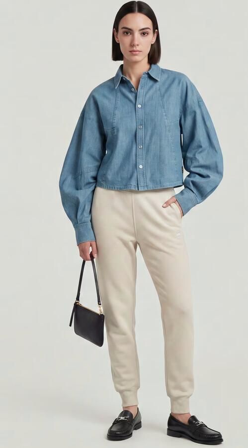 G-Star RAW Premium Core 2.0 Sweatpant Wit Dames - Foto 6