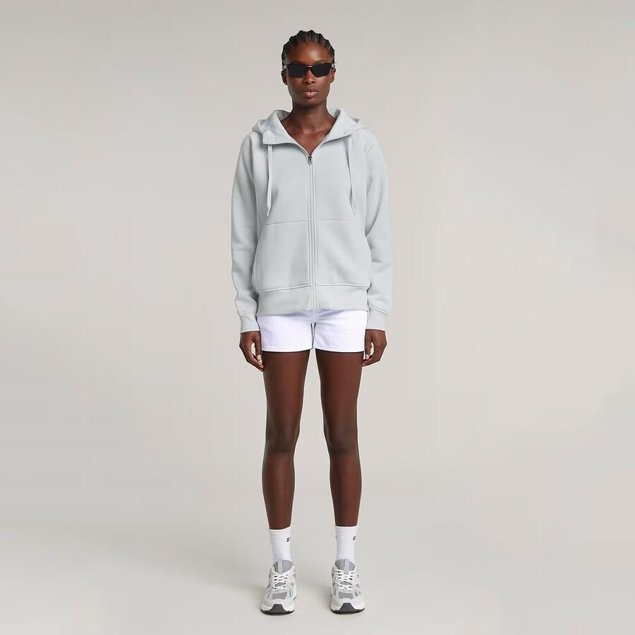 G-Star RAW Premium Core 2.1 Hoodie Met Rits Lichtblauw Dames